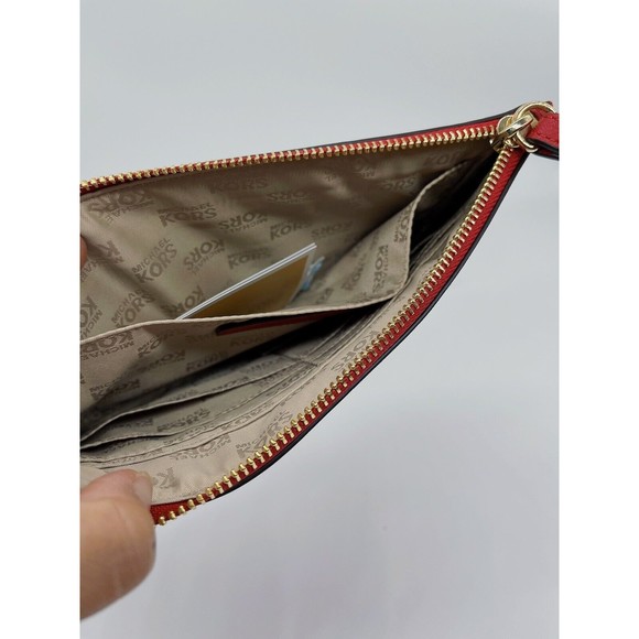 Michael Kors Limited Edition Illustrations Beijing City Zip Jet Set Clutch $128 - Picture 5 of 6